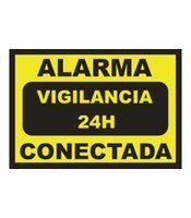 Los carteles disuasorios en las alarmas para casa