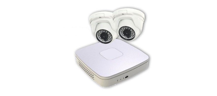 Familiarizarse Hito Círculo de rodamiento Kit 1 Videograbador + 2 Camaras CCTV