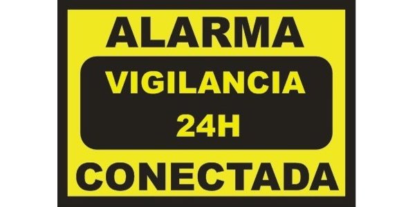 Los carteles disuasorios en las alarmas para casa